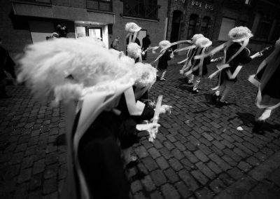 Paysans au carnaval de Binche