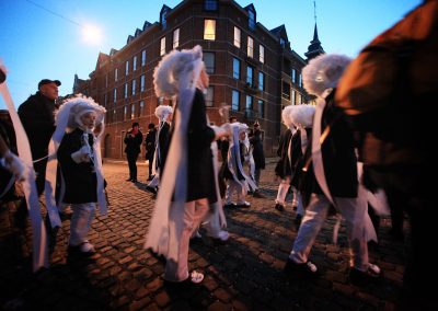 Paysans au carnaval de Binche