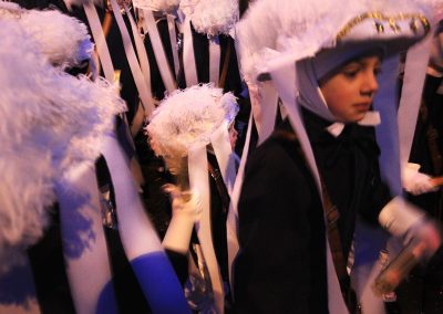 Paysans au carnaval de Binche