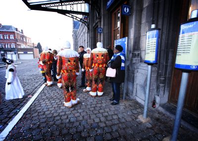 Gilles au carnaval de Binche